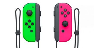 Splatoon 2’s Green And Pink Neon Switch Joy-con Controllers