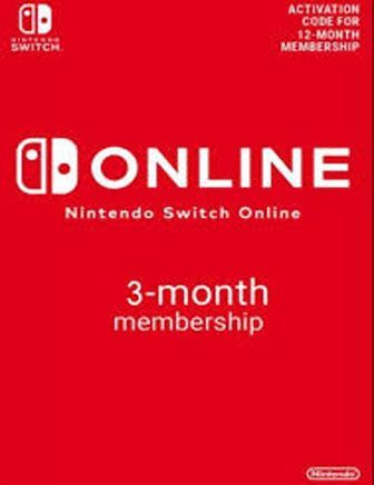 Nintendo Switch 3 Month Membership (Usa)