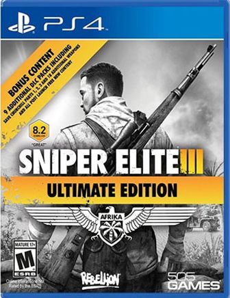 Sniper Elite3 Ultimate Edition Game For Ps4 - R1
