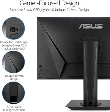 Asus Vg278qr Gaming Monitor (165hz G- Sync)-27inch Full Hd
