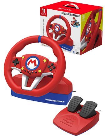 Hori Nintendo Switch Mario Kart Racing Wheel Pro - Red