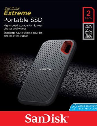 Sandisk 2tb Extreme Portable External Ssd