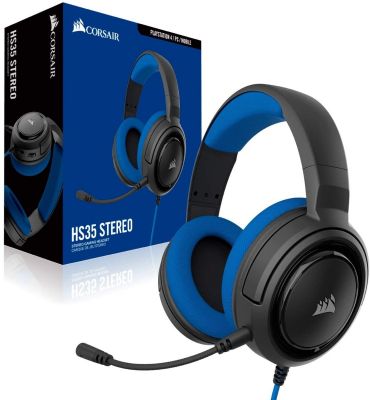 Corsair Hs35 Stereo Gaming Headset - Blue