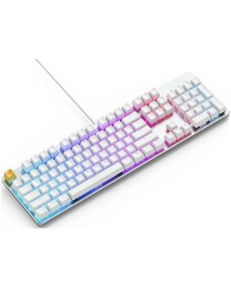 Glorious Gaming Keyboard Gmmk-full Size (Pre -built) - White Ice