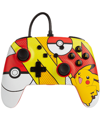 Enhanced Wired Controller For Nintendo Switch – Pikachu Pop Art