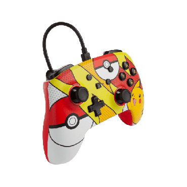 Enhanced Wired Controller For Nintendo Switch – Pikachu Pop Art