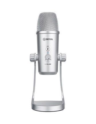 Boya By-pm700sp Multi-pattern Usb Condenser Microphone - Silver