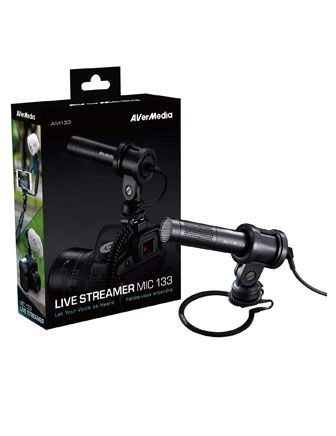 Avermedia Am133 Professional Live Streamer Microphone - Black