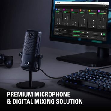 Elgato Wave:1 Premium Microphone And Digital Mixing Solution - Black
