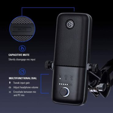 Elgato Wave: 3 Premium Microphone And Digital Mixing Solution - Black