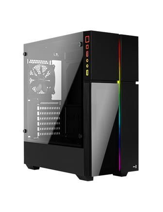 Aerocool Playa Rgb Mid Tower Case - Black