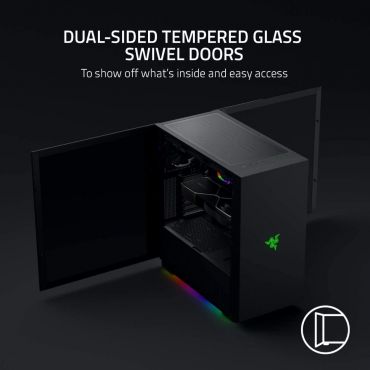 Razer Tomahawk Rgb Atx Mid Tower Case - Black