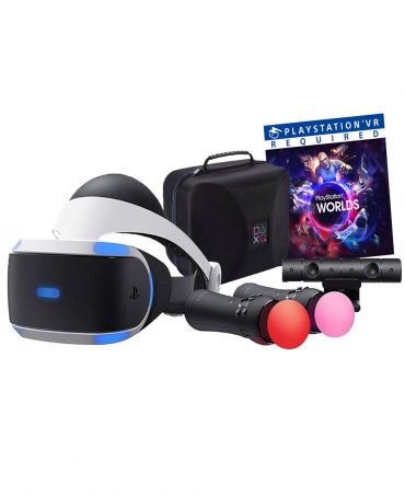 Playstation Camera + Vr + (Move Motion Controller 2pack) + Vr Bag + Vr World Voucher (Bundle)