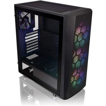 Thermaltake Versa J24 Tempered Glass Argb Edition Case - Black