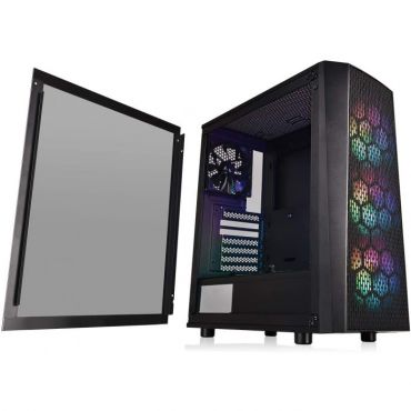 Thermaltake Versa J24 Tempered Glass Argb Edition Case - Black