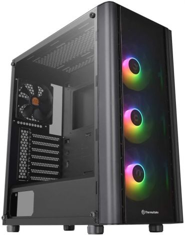 Thermaltake V250 Tg Argb Mid-tower Case - Black