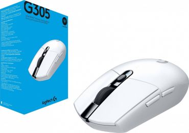 Logitech G305 Lightspeed Wireless G-mouse - White