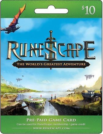 Jagex Runescape $10 Gift Card