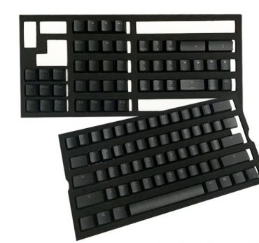 Ducky 108-key Pbt Seamless Doubleshot Keycap Set Black