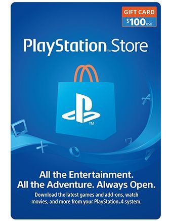 Psn Store Card $100 (U.s. Account)