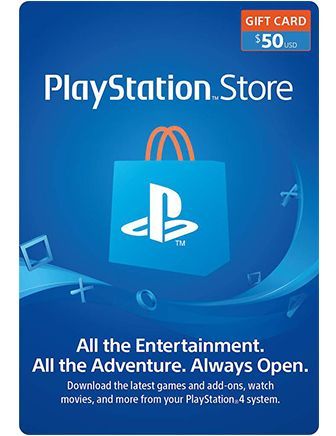 Psn Store Card $50(U.s. Account)