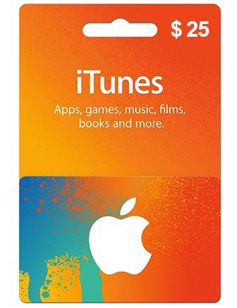 Apple Itunes Gift Card $25(U.s. Account) - Instant Sms Delivery