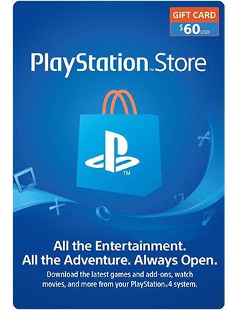 Psn Store Card $60(U.s. Account)