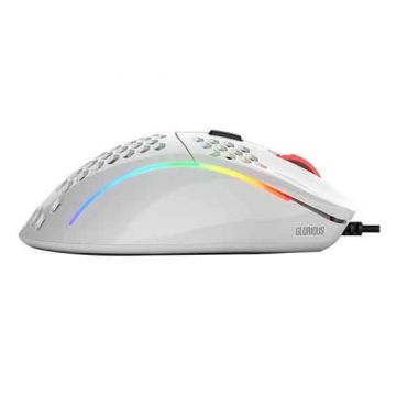 Gaming Mouse - Glorious - (69 G, Model D) - Glossy White