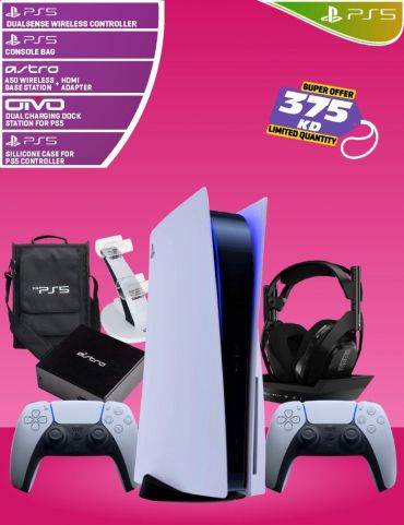 Ps5 Console With Ps5 Gaming Accessories & A50 Wireless Headset & Astro Hdmi Adapter Special Bundle Offer
