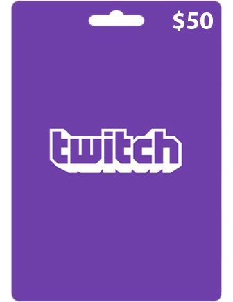 Twitch $50 Gift Card (Usa)